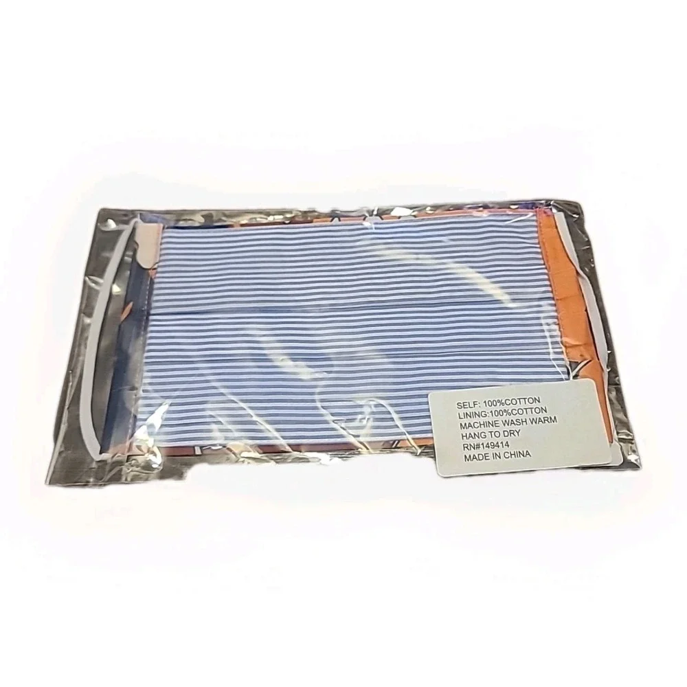 JOHNNY WAS Face Mask Cotton Sateen Multicolor Floral Print‎